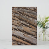 Boom Bark I Natuurlijk Abstract getextureerd ontwe Briefpapier (Staand voorkant)