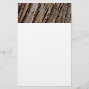 Boom Bark I Natuurlijk Abstract getextureerd ontwe Briefpapier