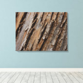 Boom Bark I Natuurlijk Abstract getextureerd ontwe Canvas Afdruk (Insitu (Houten vloer))