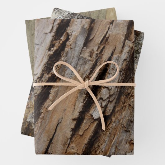 Boom Bark I Natuurlijk Abstract getextureerd ontwe Inpakpapier Vel (In situ)