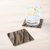 Boom Bark I Natuurlijk Abstract getextureerd ontwe Kartonnen Onderzetters (Insitu)