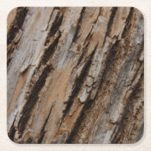 Boom Bark I Natuurlijk Abstract getextureerd ontwe Kartonnen Onderzetters (Voorkant)