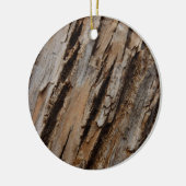 Boom Bark I Natuurlijk Abstract getextureerd ontwe Keramisch Ornament (Links)