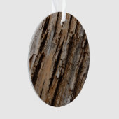 Boom Bark I Natuurlijk Abstract getextureerd ontwe Ornament (voorkant)