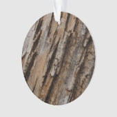 Boom Bark I Natuurlijk Abstract getextureerd ontwe Ornament (voorkant)