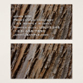 Boom Bark I Natuurlijk Abstract getextureerd ontwe Visitekaartje (Voorkant /achterkant)