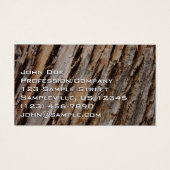 Boom Bark I Natuurlijk Abstract getextureerd ontwe Visitekaartje (Voorkant)