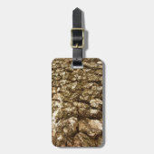 Boom Bark II Natuurlijke getextureerd ontwerp Bagagelabel (Voorkant verticaal)