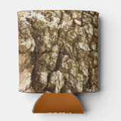 Boom Bark II Natuurlijke getextureerd ontwerp Blikjeskoeler (Achterkant)