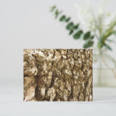 Boom Bark II Natuurlijke getextureerd ontwerp Briefkaart (Staand voorkant)