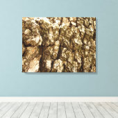 Boom Bark II Natuurlijke getextureerd ontwerp Canvas Afdruk (Insitu (Houten vloer))