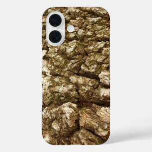 Boom Bark II Natuurlijke getextureerd ontwerp iPhone 16 Hoesje