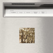 Boom Bark II Natuurlijke getextureerd ontwerp Magneet (Insitu (Vaatwasser))