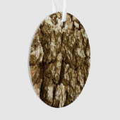Boom Bark II Natuurlijke getextureerd ontwerp Ornament (voorkant)