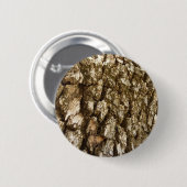Boom Bark II Natuurlijke getextureerd ontwerp Ronde Button 5,7 Cm (Voorkant /achterkant)