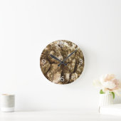 Boom Bark II Natuurlijke getextureerd ontwerp Ronde Klok (Huis)