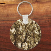 Boom Bark II Natuurlijke getextureerd ontwerp Sleutelhanger (Achterkant)