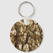 Boom Bark II Natuurlijke getextureerd ontwerp Sleutelhanger (Achterkant)