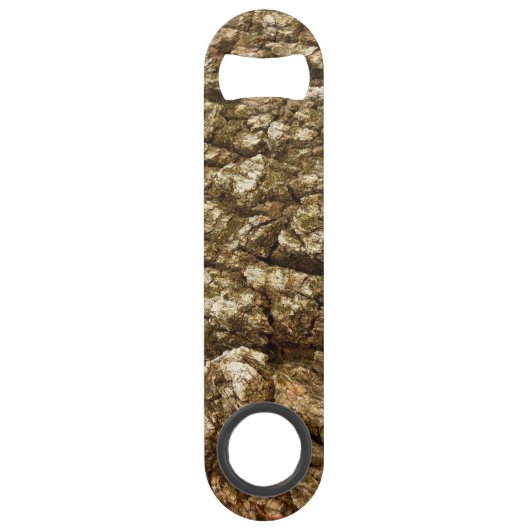 Boom Bark II Natuurlijke getextureerd ontwerp Speed Flessenopener (Voorkant)