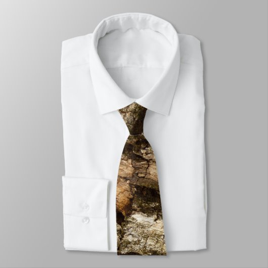 Boom Bark II Natuurlijke getextureerd ontwerp Stropdas (Gebonden)