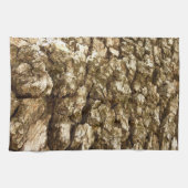 Boom Bark II Natuurlijke getextureerd ontwerp Theedoek (Horizontaal)