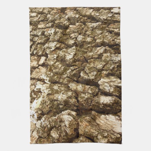 Boom Bark II Natuurlijke getextureerd ontwerp Theedoek (Verticaal)