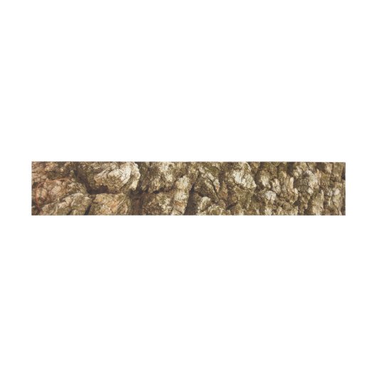 Boom Bark II Natuurlijke getextureerd ontwerp Uitnodigingen Wikkel (Vlak)