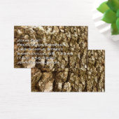 Boom Bark II Natuurlijke getextureerd ontwerp Visitekaartje (Bureau)