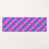 Boom Bark Ikat Miami Yogamat (Achterkant (horizontaal))