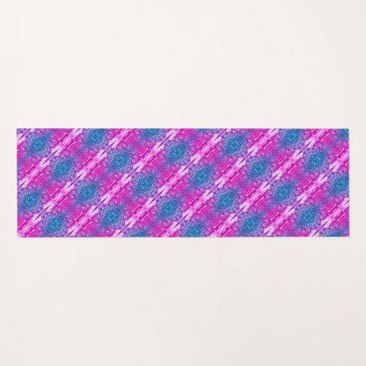 Boom Bark Ikat Miami Yogamat (Achterkant (horizontaal))