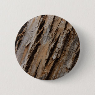 Boom Bast I Natuurlijk Abstract Getextureerd Ontwe Ronde Button 5,7 Cm