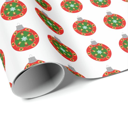 Boom Bauble Wrapping Paper Cadeaupapier (Rol Hoek)