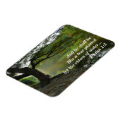 Boom beplant met water, Psalm 1:3, Schrift Magneet (Linkerzijde)