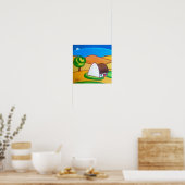 Boom bij maanlicht poster (Keuken)