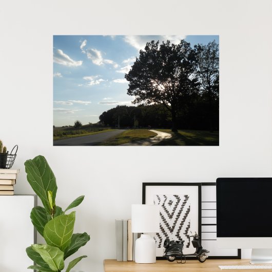 Boom bij Valley Forge Poster/ Print (Thuiskantoor)