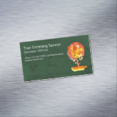 Boom bijsnijden | Natuur buitenshuis | WATERVERF Magnetisch Visitekaartje (Voorbeeld)