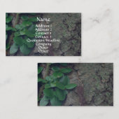 Boom blaast Natuur Fotografie Visitekaartje (Voorkant / Achterkant)