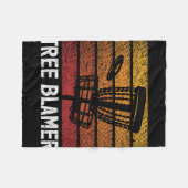 Boom Blamer Grappig Disc Golf Ontwerp Fleece Deken (Voorkant (Horizontaal))
