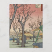 Boom bloesems pruimentuin Japans Briefkaart (Voorkant)