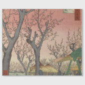 Boom bloesems pruimentuin Japans Cadeaupapier (Vlak)