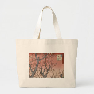 Boom bloesems pruimentuin Japans Grote Tote Bag