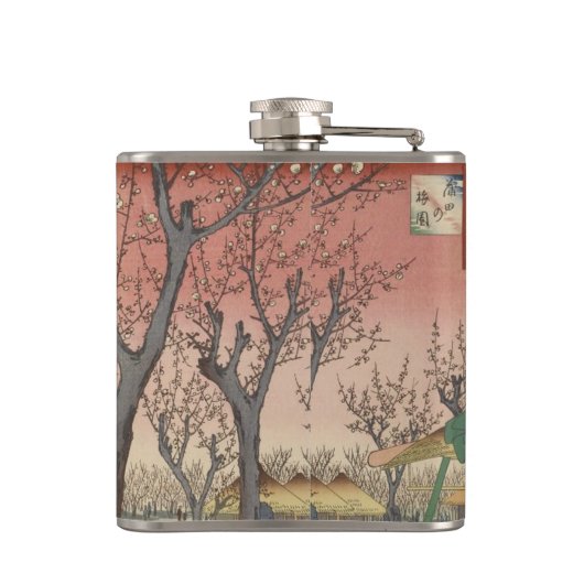 Boom bloesems pruimentuin Japans Heupfles (Achterkant)