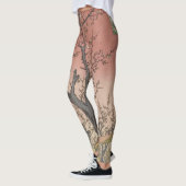 Boom bloesems pruimentuin Japans Leggings (Links)