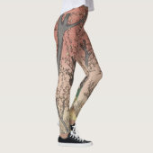 Boom bloesems pruimentuin Japans Leggings (Rechts)