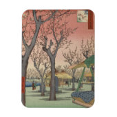 Boom bloesems pruimentuin Japans Magneet (Verticaal)