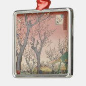 Boom bloesems pruimentuin Japans Metalen Ornament (Links)