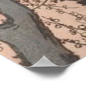 Boom bloesems pruimentuin Japans Poster (Hoek)