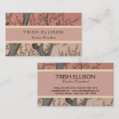 Boom bloesems pruimentuin Japans Visitekaartje (Voorkant / Achterkant)