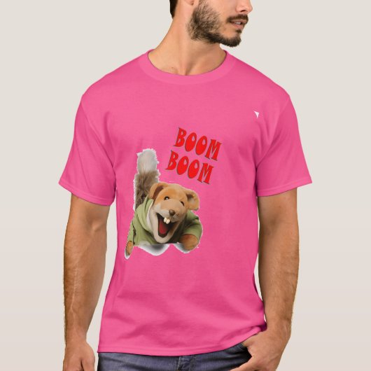 Boom Boom Basil Brush T-shirt (Voorkant)