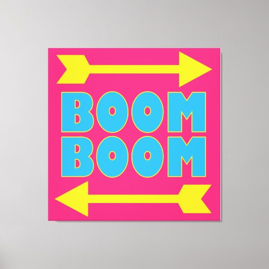 Boom Boom Canvas Afdruk (Voorkant)
